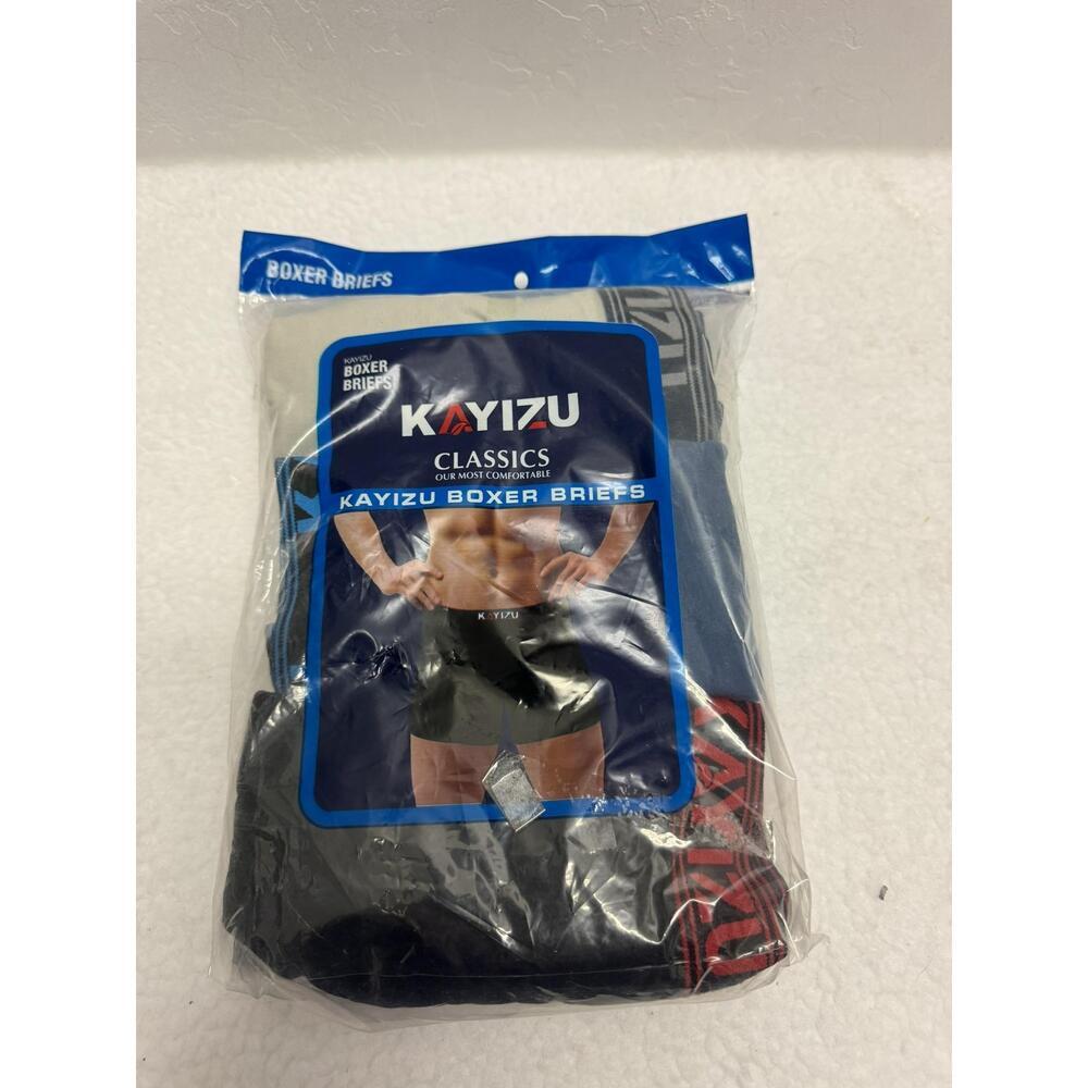 Kayizu Mens Boxer Briefs Assorted Colors Pack Of 4 Underwear Small